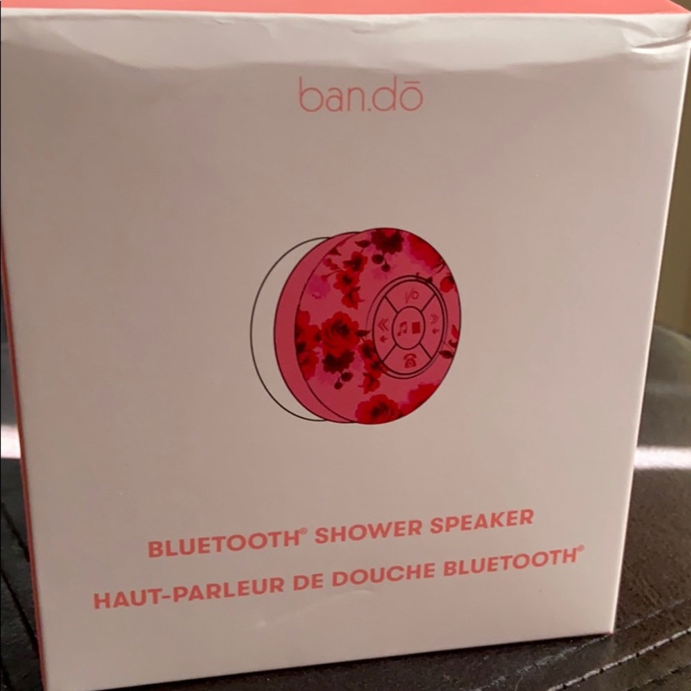 NIB Bluetooth shower speaker.